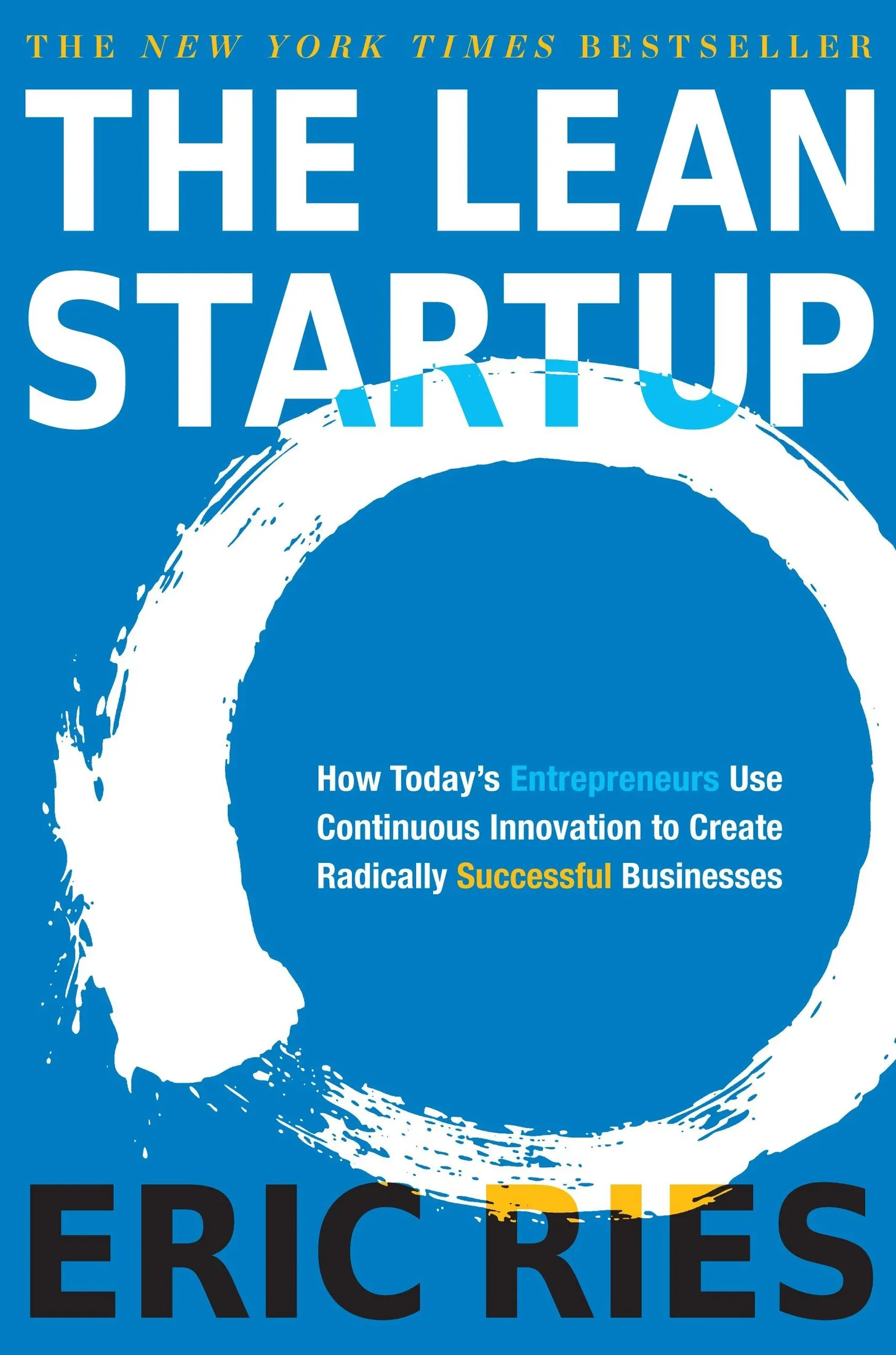 Portada del libro The Lean Startup, de Eric Ries