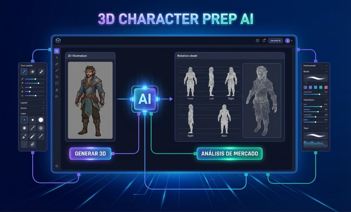 3D Character Prep AI
